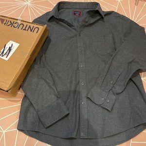 Brand New Untuckit XL dark grey. Reg fit.
